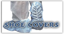 Choose Polypropylene, Polylatex or Polyethylene Shoe Covers.